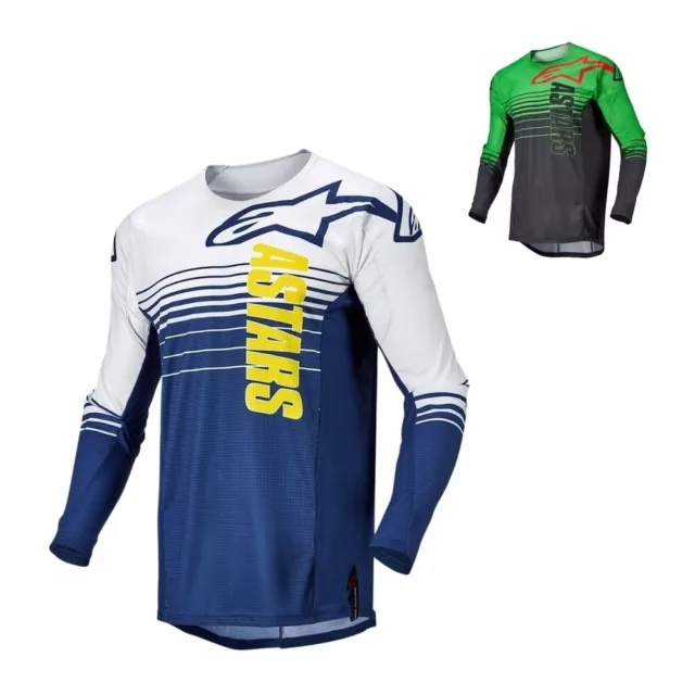 Motocross Shirt Alpinestars Techstar Phantom MX Jersey Enduro Offroad-Trikot