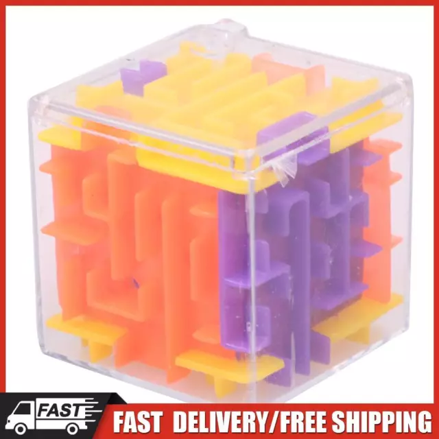 3D Maze Cube Multipurpose Transparent Kid Educational Toys for Kids Holiday Gift