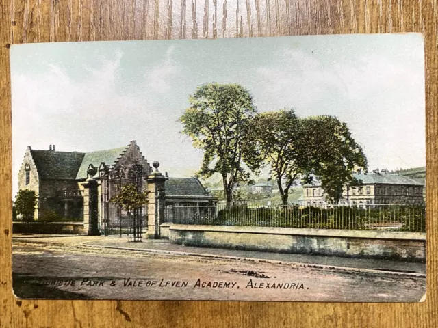ALEXANDRIA - Christie Park & Vale of Leven Academy, Dunbartonshire Postcard