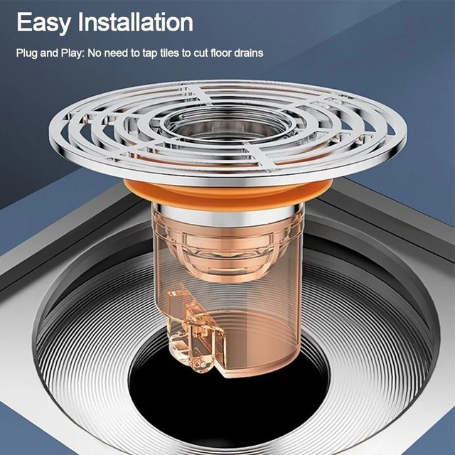 Installer le drain d'une cabine de douche