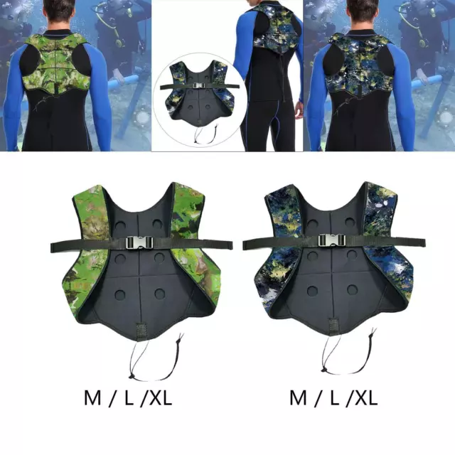 Diving Weight Vest Professional Neoprene Vest for Sailing Underwater Scuba