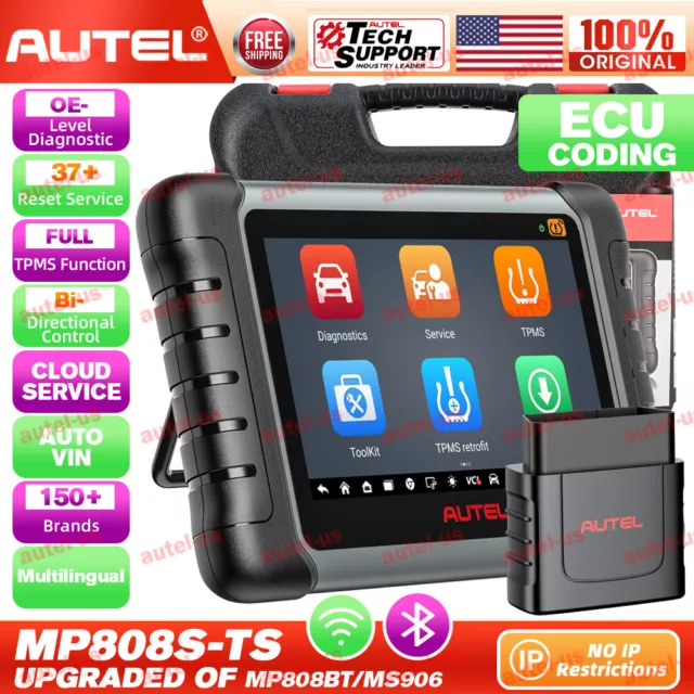 Autel MaxiPRO MP808S-TS Diagnostic Scanner TPMS Programming Coding Active Test