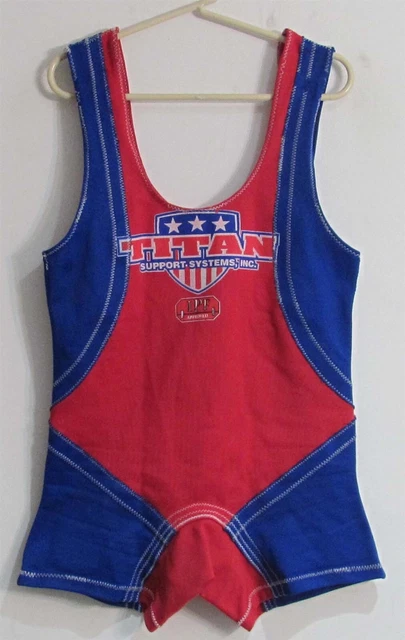 Titan Custom Super Centurion Squat Suit W/S Red & Blue (for 181 lifter) (LU)