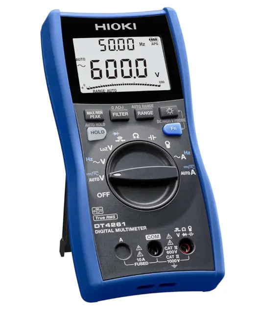 HIOKI DT4261 Digital Multimeter - Advanced DMM with Wireless Support and Safety