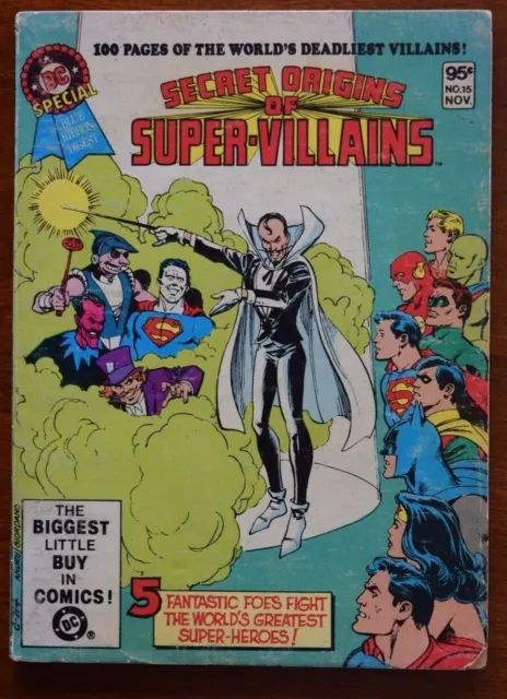 DC SPECIAL BLUE RIBBON DIGEST vol 2 #15 SECRET ORIGINS of SUPER-VILLAINS * 1981