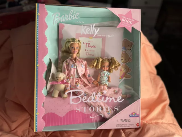 Barbie and Kelly Bedtime Stories 29426 Toys R Us Exclusive 2000 NRFB Box