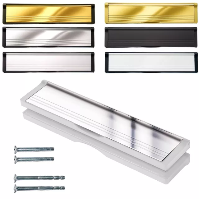 12& 10& DOOR Letter Box, 30cm 27cm Letterbox, uPVC Wood Composite Doors