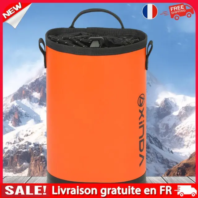 Portable Climbing Exploration Bag 5L Drawstring Storage Waist Bag (Orange)