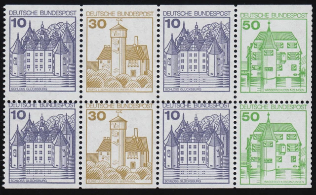 HBl. 27I BuS 1980 Bdr. n.F. mittlere Zähnung oben in der Beschriftung, **