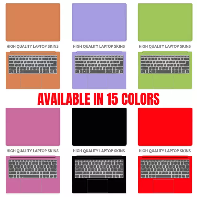 Color Laptop Vinyl Decal Skin Sticker ACER HP DELL ASUS LENOVO 11 to 17 Inches