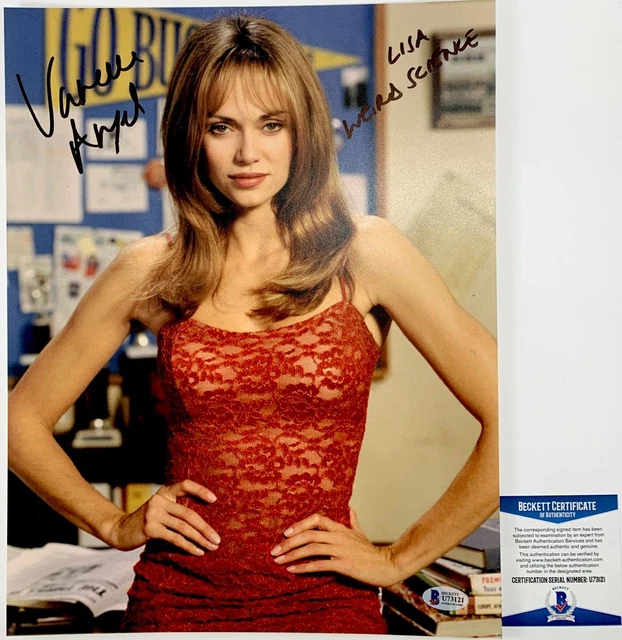 VANESSA ANGEL SIGNED Weird Science Lisa 11x14 Photo A Autograph Beckett
