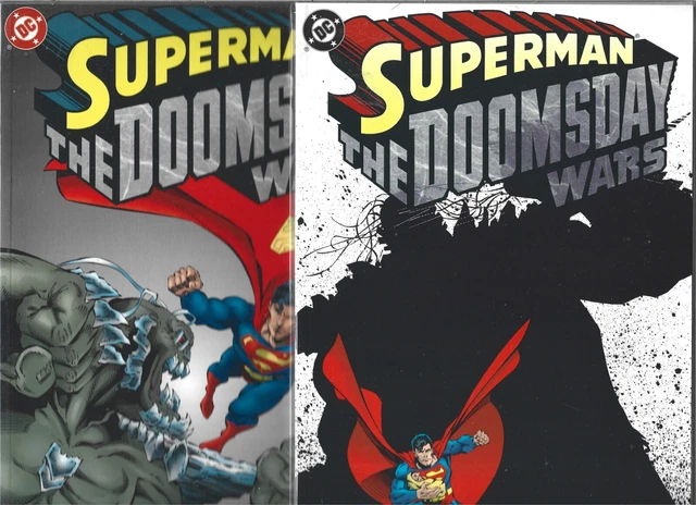 Superman The Doomsday Wars Graphic Novel Near Set / Lot Of 2 - #1 #2 (Nm-) Dc