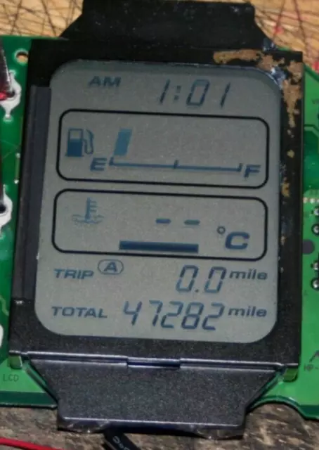 Honda Vfr800 Vfr 800 1998 1999 2000 2001 Clocks Dashboard Speedo Screen With Pcb