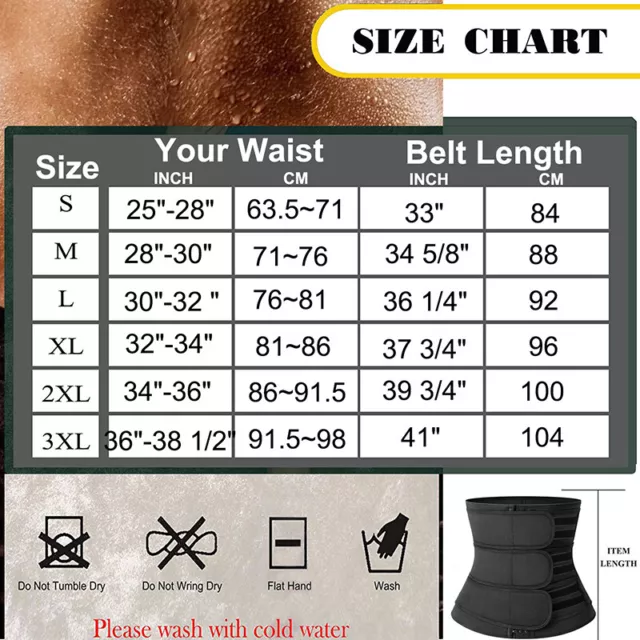 Damen Waist Trainer Korsett Taillenformer Mieder Bauchweggürtel Body Shaper GYM 2