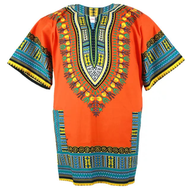 Traditional African Dashiki Print Top/Tunic Unisex