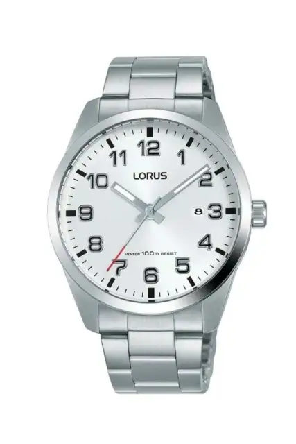 Lorus Gents Stainless Steel Bracelet Watch 40mm Water Resistant RH977JX5