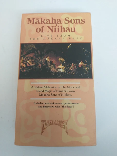 THE MAKAHA SONS of Niihau: Live ORIGINAL HAWAIIAN CD (1989, Ohana
