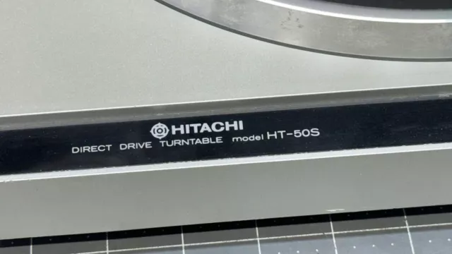 Hitachi Model HT-50S Direct Drive Turntable No Cartridge Doesn’t Power On Repair 2