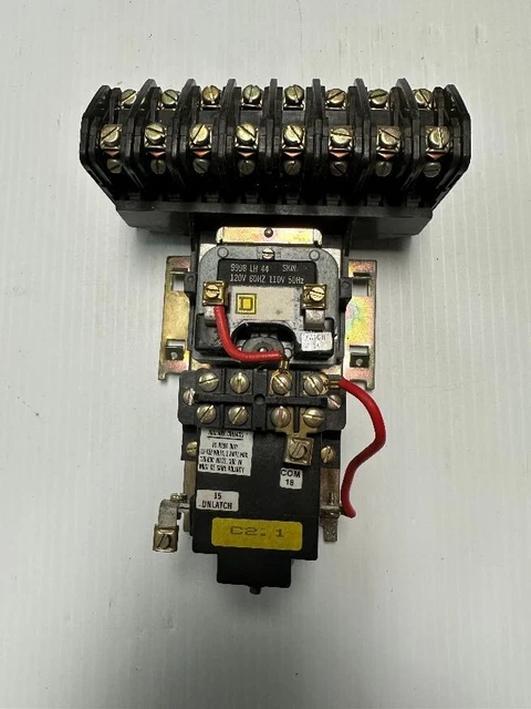  Square D 8903Lx01000 , Lx080, Lighting Contactor 8 Pole 600V 120V Coil