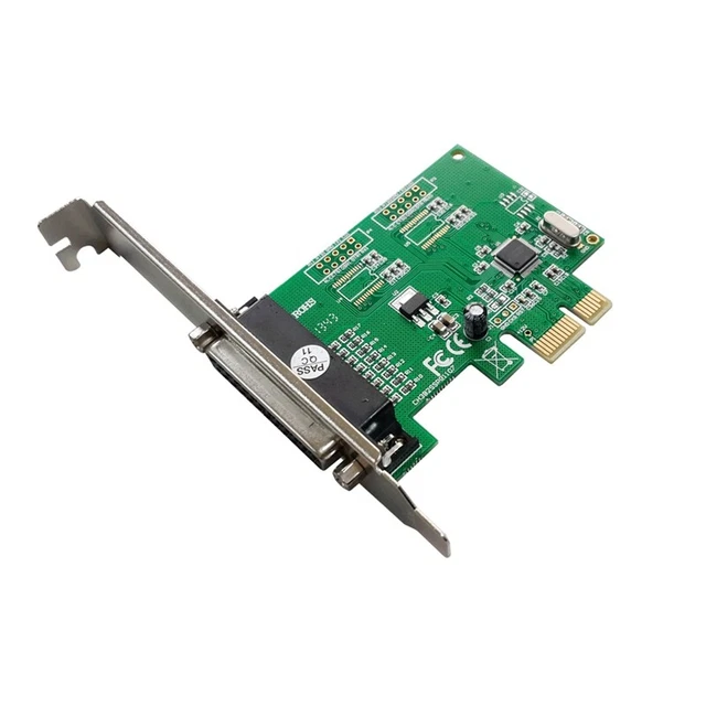 Scheda Controller PCIe Seriale RS232 + Parallela LPT - Per Porte COM E DB25, 5V/12V