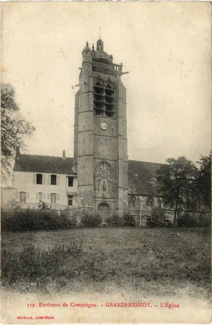 CPA Grandfresnoy - L'Eglise - Environs de Compiegne (1032733)