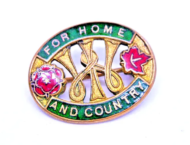 Badge - Vintage Womens Institute For Home And Country By W O Lewis