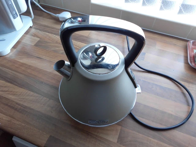 Morphy Richards Evoke  Platinum Pyramid Kettle