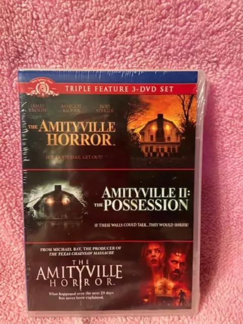 The Amityville Horror Triple Feature-(1979-82-83 Dvd) Factory Sealed