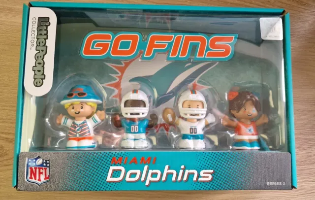 NFL Miami Dolphins Collector Set - Little People figures