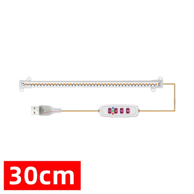 LED Grow Light Strips Flower Indoor Lighting Sunlight Full Spectrum Growing Lamp