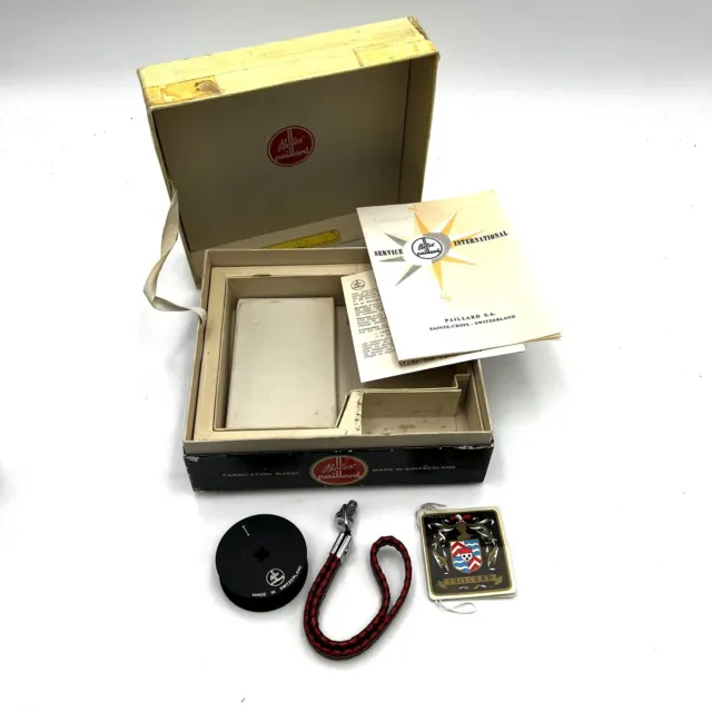 Box scatola per Cinepresa vintage Bolex Paillard 8mm vintage e accessori