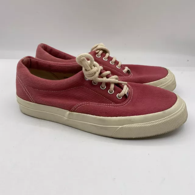 Vintage Polo Ralph Lauren Pink Canvas Tennis Shoes Sneakers Women’s Size 8.5 (19