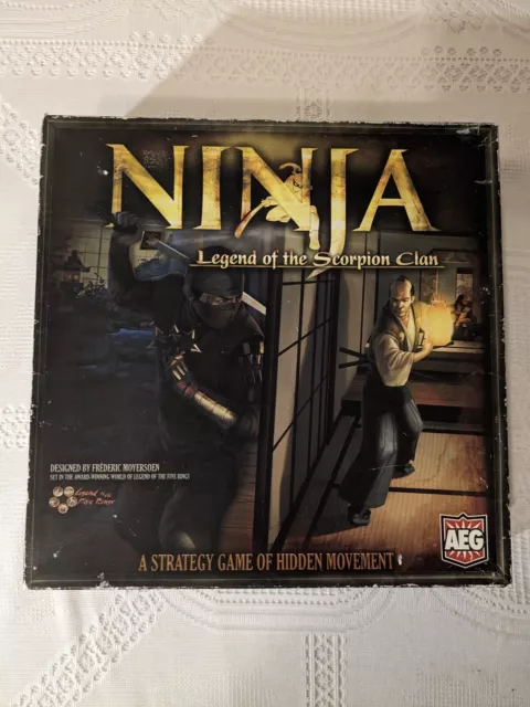 Ninja: Legend Of The Scorpion Clan Board Game Complete