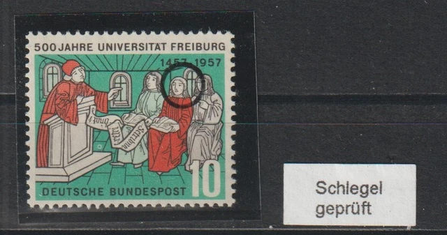 BRD 256 VI  FREIBURG ABART  GEPRÜFT POSTFRISCH ( +80,00) siehe 2x SCAN