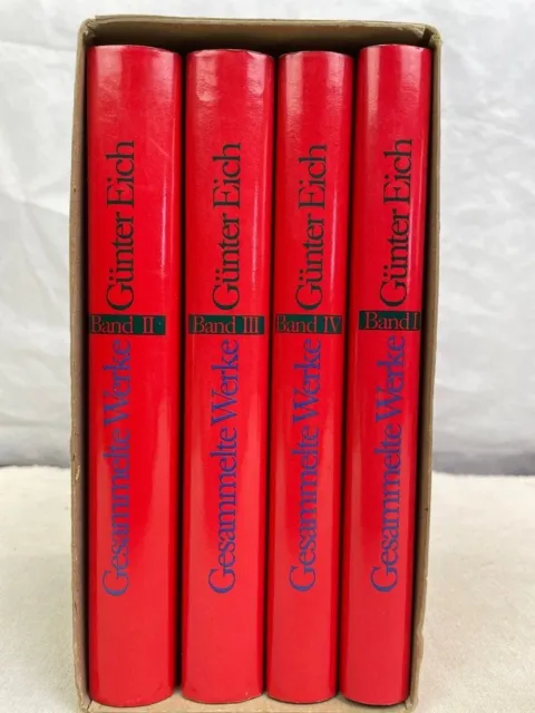 Gesammelte Werke, KOMPLETT in 4 Bänden [Revidierte Ausgabe 1991, Für die vorlieg