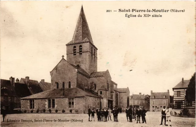 CPA AK St-PIERRE-le-MOUTIER 12th century church (420692)