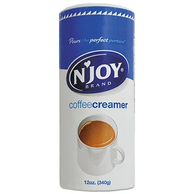 N\'Joy Non-Dairy Coffee Creamer, Original, 12 Oz Canister, 3/pack NJO 94255