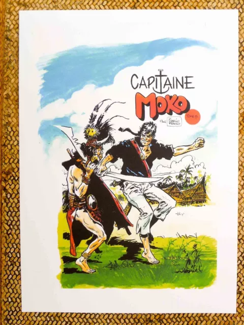 FENZO ex-libris A4  Capitaine Moko 5 ( Pratt Cormoran )