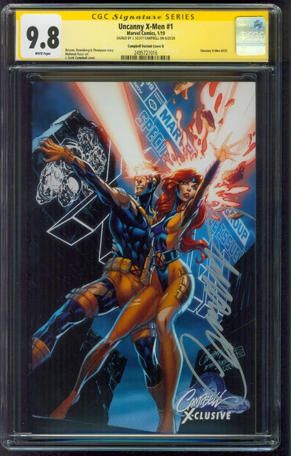 Uncanny X Men 1 CGC 9.8 SS Campbell Ed B 137 Homage Variant 1/19