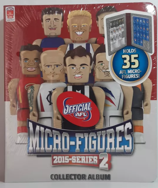2015 Micro Figures Series 2 Album AFL. Still Sealed In Plastic Wrap.  Free Post.