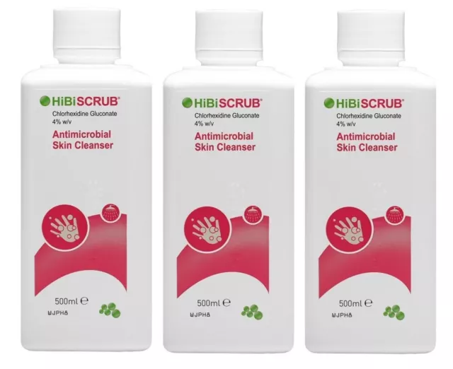 Hibiscrub antibakterieller Hautreiniger - 500 ml (3er-Pack)