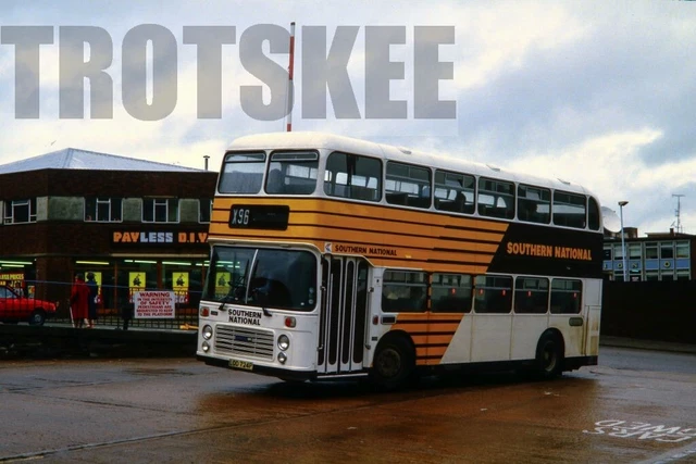 35mm Slide Southern National Bristol VRTSL3 ECW 1084 LOD724P Exeter 1984 Orig