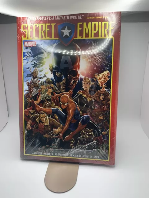 New SECRET EMPIRE Marvel Comic HC Book Graphic Novel 430 Pgs AVENGERS Spiderman