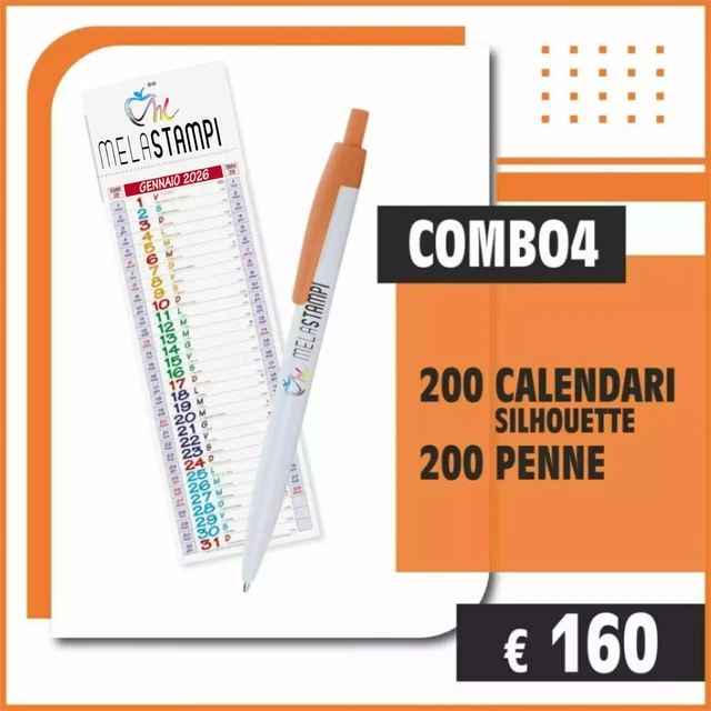 50 Calendari Olandesi MINI 2026 Personalizzati Rosso Blu Verde Stampa a Colori HD