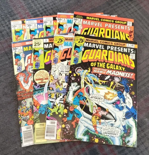 Marvel Presents # 4-12 Full Run 1976 Guardians of the Galaxy 3 Movie 2023 MCU
