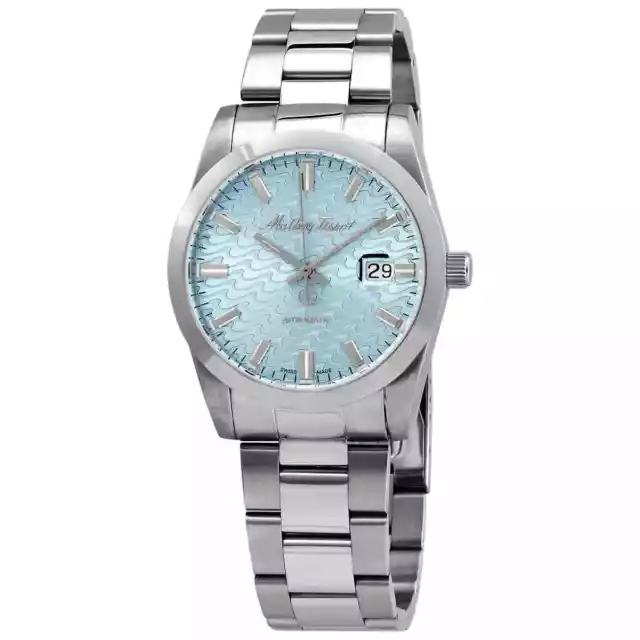 MONTRE AUTOMATIQUE POUR homme Mathy Tissot Mathy I cadran bleu