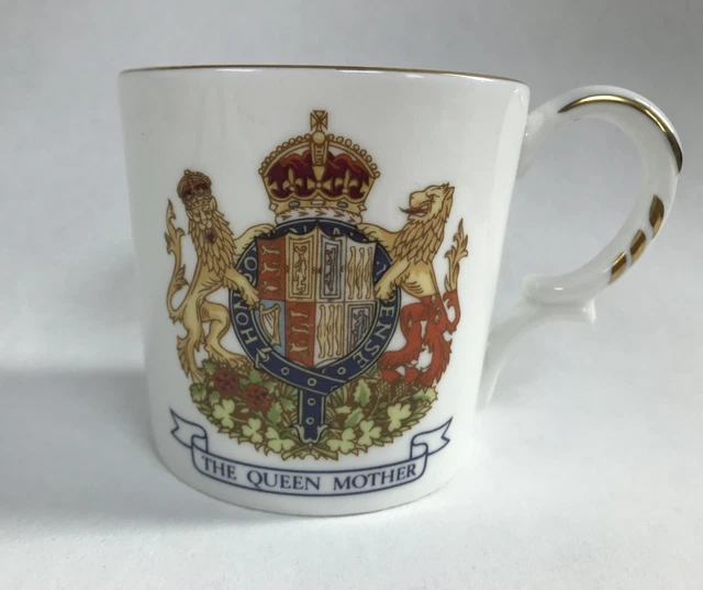 Queen Elizabeth The Queen Mother Eightieth Birthday 1900-1980 Mug Aynsley 80th