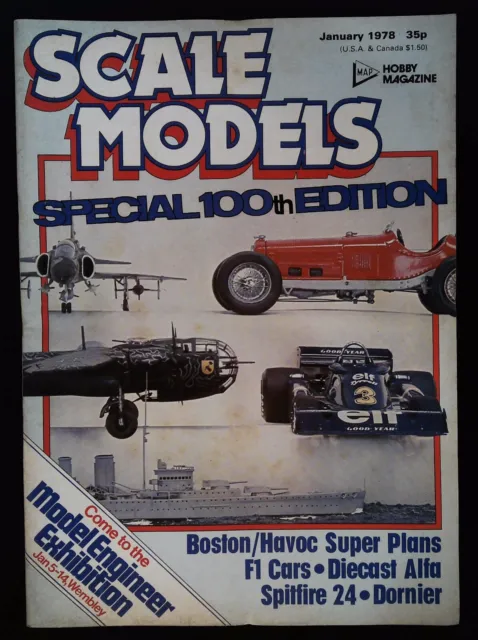 Scale Models Magazine January 1978 mbox2144 F1 Cars