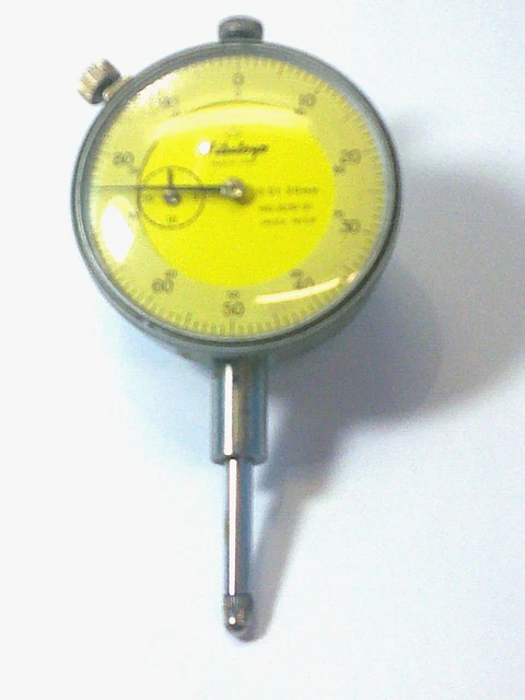 MITUTOYO METRIC DIAL gauge indicator, .01 mm, 0 to 20mm, # 2050-01 $29.