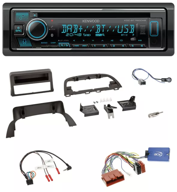Kenwood Lenkrad Bluetooth DAB USB CD Autoradio für Mazda 3 2013-01/2019